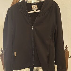 UGG woman’s brown zip up hoodie.